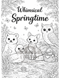 Whimsical Springtime Woodland Coloring Book Download