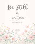 Be Still and Know 3-Print Set Download