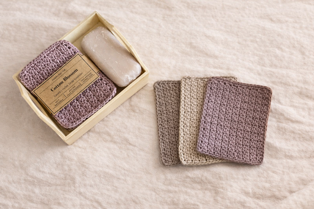 Cotton Blossom Reusable Organic Cotton Facial Scrubbies